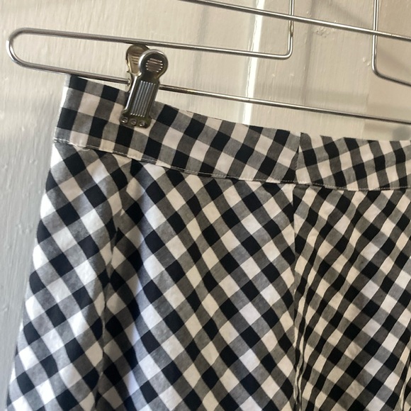 A New Day Black and White Asymmetrical Trumpet Midi Skirt - Picture 6 of 10